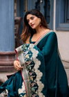 Classic Vol 18 By LT Nc Malai Silk Heavy Embroidery Saree Suppliers In India